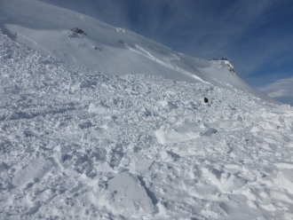 Avalanche Debris Cooke City - 2/6/15